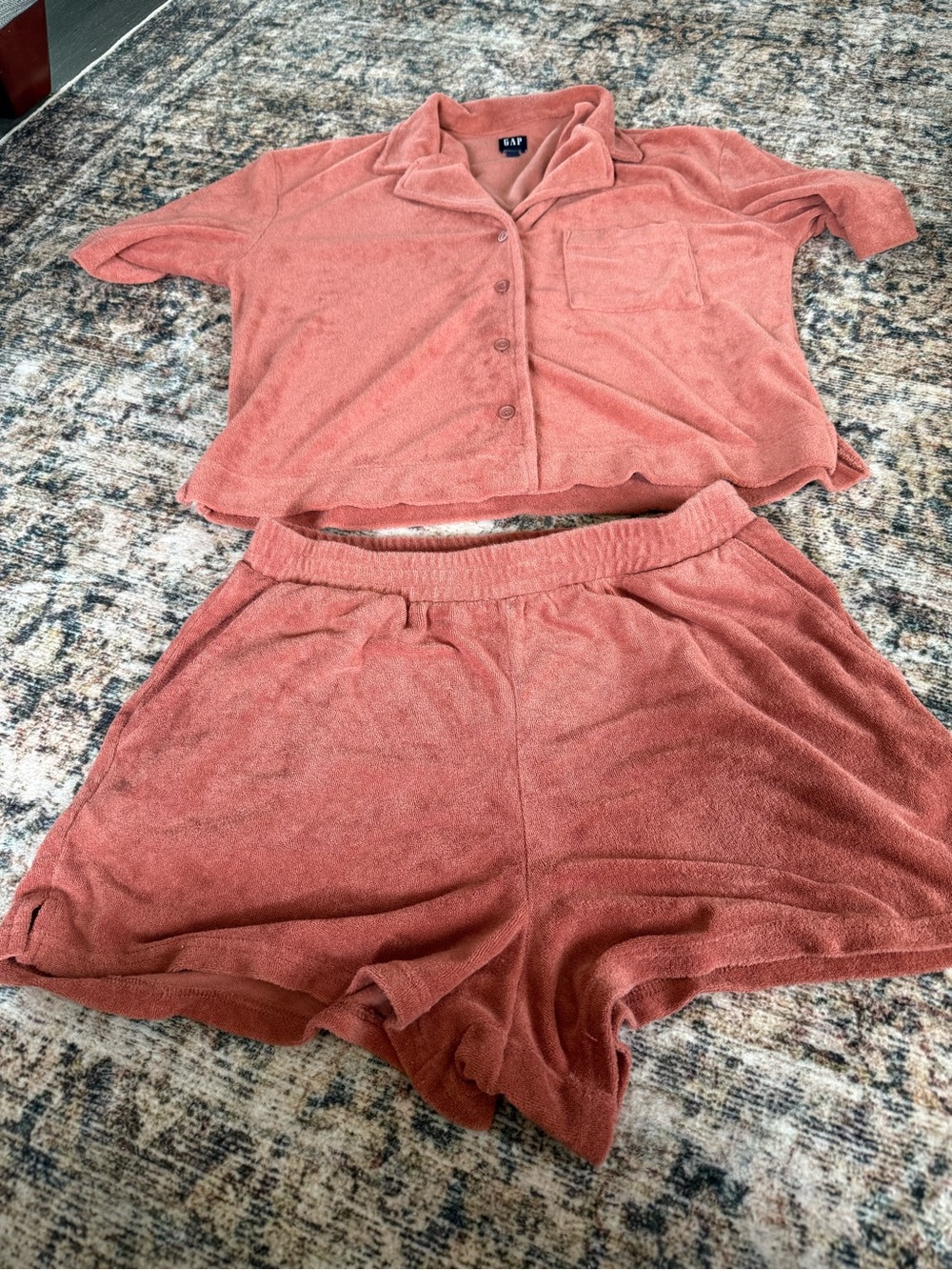 GAP Terry Button-Front Lounge Set